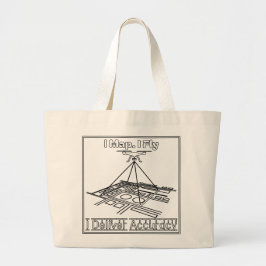 Fun tote bag - drone ラージトートバッグ