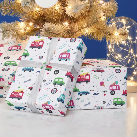 Fun Toy Pattern Gift Wrap for Children’s Birthdays ラッピングペーパー (クリスマス)