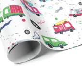 Fun Toy Pattern Gift Wrap for Children’s Birthdays ラッピングペーパー (ロールコーナー)