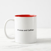 Fun Trendy Mamas and Coffee® Signature mug ツートーンマグカップ (左)