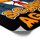 Fun Trump Halloween MAKE HALLOWEEN SCARY AGAIN ポスター (角)