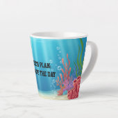 Fun Under the Sea Sarcastic quote for teachers カフェラテマグ (右アングル)