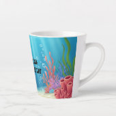 Fun Under the Sea Sarcastic quote for teachers カフェラテマグ (右)