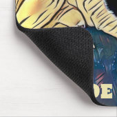 Fun Unique Custom Clyde Dog  マウスパッド (コーナー)