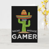 Fun Video Game Player Humor Gaming Saying Funny Ga カード (黄色い花)