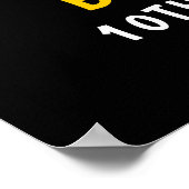 Fun Volleyball Kids Birthday ポスター (角)