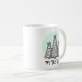 Fun We Three Kings Pun Christmas Tree mug コーヒーマグカップ (正面右)