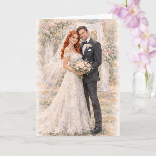 Fun Wedding Prayer Inspired by Ezekiel 25:17 カード (蘭)