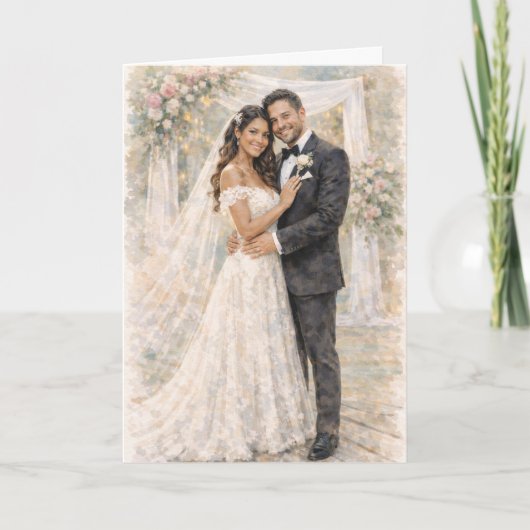 Fun Wedding Prayer Inspired by Ezekiel 25:17 カード (正面)