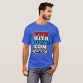 Fun With Bonus ピンボールTシャツ 匿名引用 2 Tシャツ (正面フル)