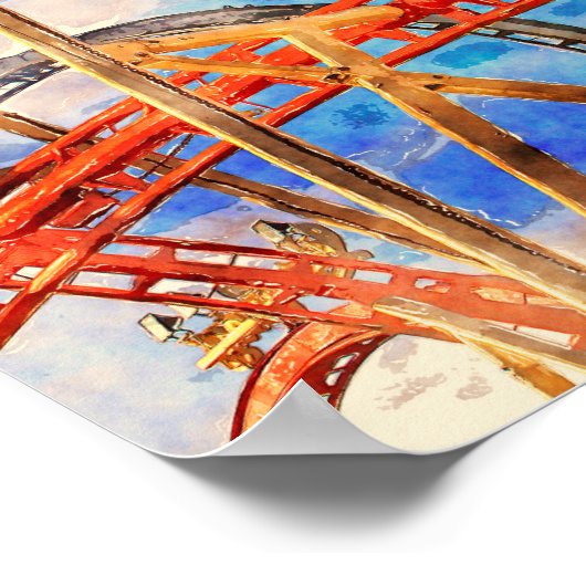 fun with roller coaster poster ポスター (角)