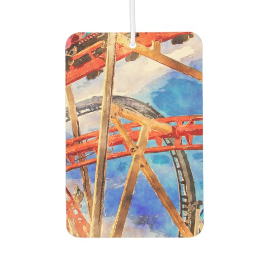 fun with roller coaster tote bag カーエアーフレッシュナー (正面)