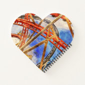 fun with roller coaster tote bag ノートブック (裏面)
