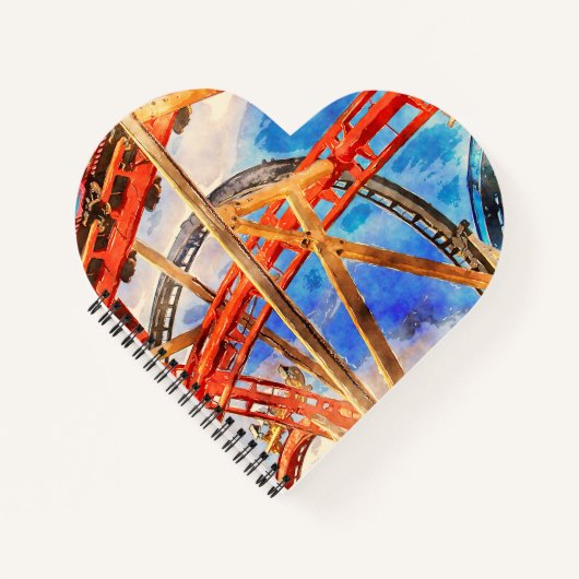 fun with roller coaster tote bag ノートブック (正面)