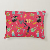 Fun Wizard of Oz on red children's design アクセントクッション (裏面)