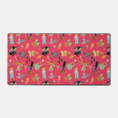 Fun Wizard of Oz on red children's design デスクマット (正面)