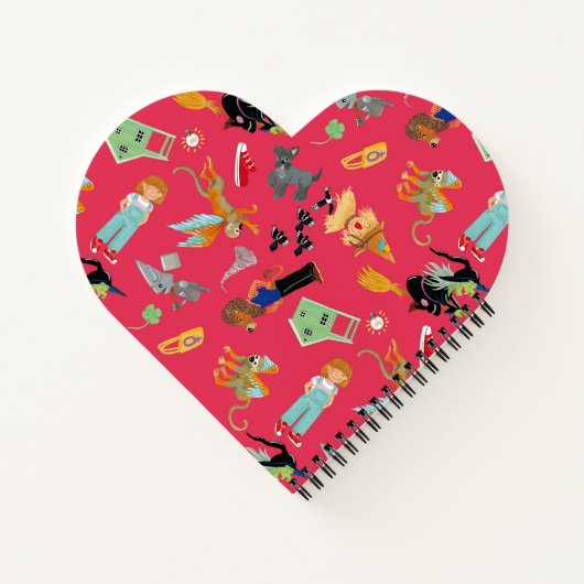 Fun Wizard of Oz on red children's design ノートブック (裏面)