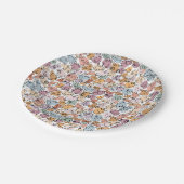 fun woman feminist ペーパープレート (アングル)