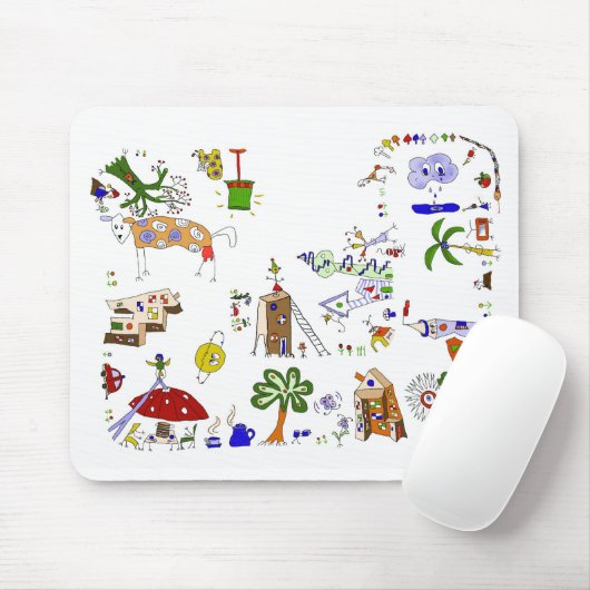 Fun World Mousepad マウスパッド (マウス)