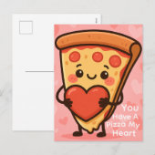Fun You Have A Pizza My Heart シーズンポストカード (正面/裏面)