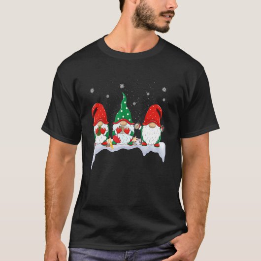 Fun Zoo Keeper Gnomes Christmas Gnomies Zoo Keeper Tシャツ (正面)