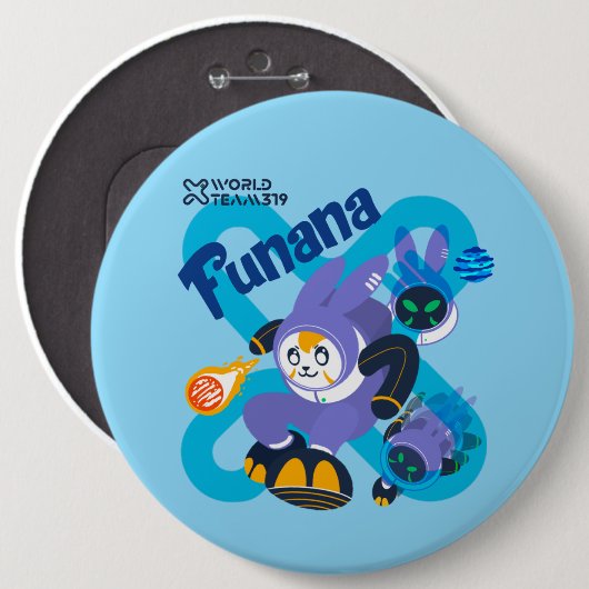 Funana Button 缶バッジ (正面&裏面)