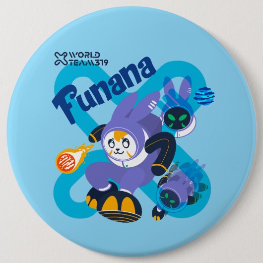 Funana Button 缶バッジ (正面)