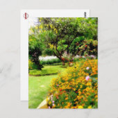 Funchal，マデイラ（ポルトガル）の春の花 ポストカード (正面/裏面)