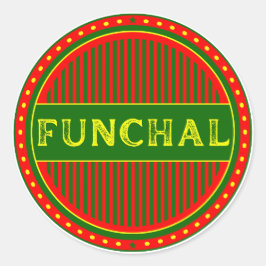 Funchal City Pride Emblem – Portuguese Identity ラウンドシール