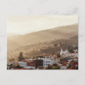 Funchal city sunset, Madeira Postcard ポストカード (正面)