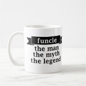 Funcle人神話伝説- Coffee叔父さん コーヒーマグカップ (左)