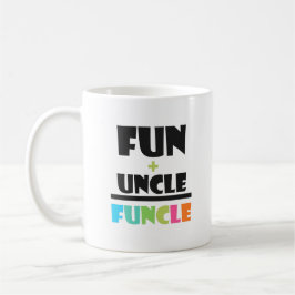 Funcle定義おもしろい+uncle=Funcleのおもしろいなおもしろいの叔父さん コーヒーマグカップ