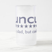 Funcle: パパしかしクーラーのように! フロストグラスビールジョッキ (中央)