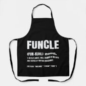 Funcle Funny Uncle Definition エプロン (正面)
