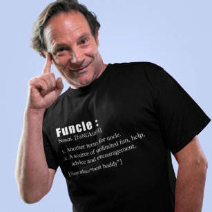 Funcle Funny Uncle Definition Tシャツ