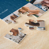 Funcle Uncle Definition Photo Collage Blue ジグソーパズル (側面)