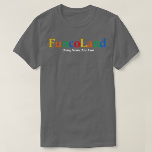 FuncoLandがおもしろい Tシャツ (デザイン正面)