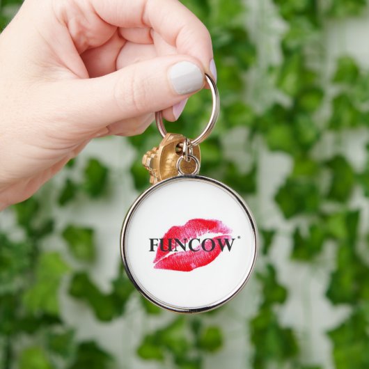 FUNCOW® Button Keychain キーホルダー (手)