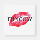 FUNCOW PINK KISS マグネット (正面)