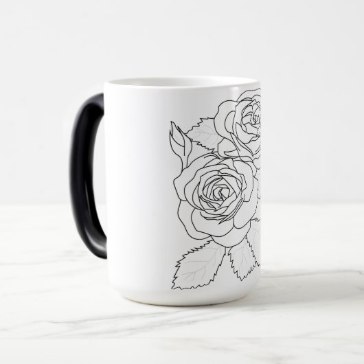Function and Administration Floral Mug モーフィングマグカップ (正面左)