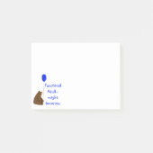 Functional Adult Maybe Tomorrow Bear Quote ポストイット (正面)