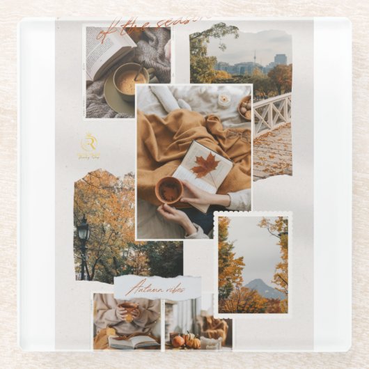 #FunctionalArtCoaster ガラスコースター (正面)