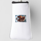 Funda Acolchada para Putter de Golf ゴルフヘッドカバー (回転90)