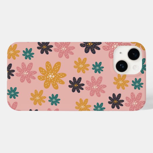 Funda De Case-Mate Para iPhone  Flowers Vibes iPhoneケース (裏面 (横))