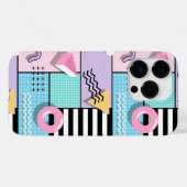 Funda De Case-Mate Para iPhone Memphis Party Case-Mate iPhoneケース (裏面 (横))