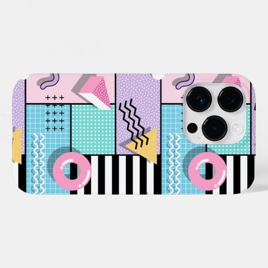 Funda De Case-Mate Para iPhone Memphis Party iPhoneケース (裏面 (横))