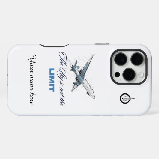 Funda de Celular Aviación iPhoneケース (裏面横)