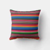 Funda De Cojín Red Serape Saltillo traditional mex クッション (裏面)
