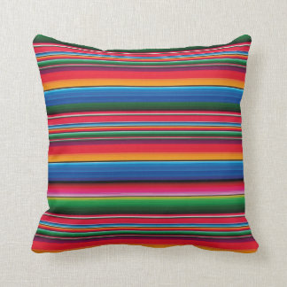 Funda De Cojín Red Serape Saltillo traditional mex クッション