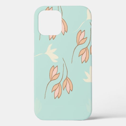 Funda de iPhone/iPad con diseño floral. Case-Mate iPhoneケース (裏面)